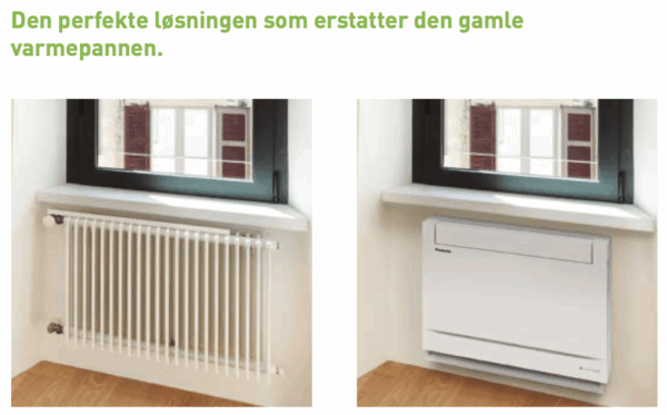 Panasonic-Varmepumpe/Air conditioner-Inverter+-gulvmodell – R32 - Image 3